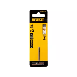 DEWALT BLACK & GOLD Csigafúró 1,0 x 34/12 mm HSS (3 db)