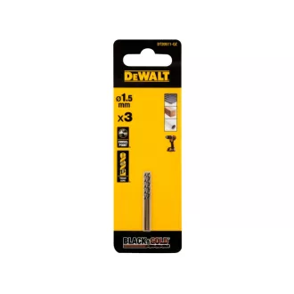 DEWALT BLACK & GOLD Csigafúró 1,5 x 40/18 mm HSS (3 db)