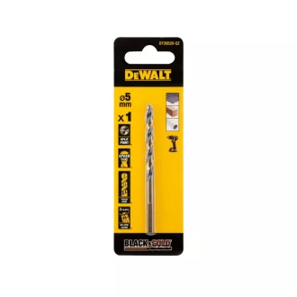 DEWALT BLACK & GOLD Csigafúró 5,0 x 86/52 mm HSS