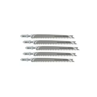   DEWALT Dekopírfűrészlap fához T234X 116/91 x 2,0-3,0 mm HCS (5 db)