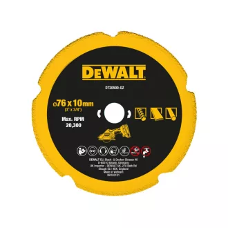   DEWALT Gyémánt vágókorong univerzális 76 x 10 x 1,0 x 1,8 mm