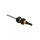 DEWALT RAPID LOAD Központosító adapter körkivágókhoz multi material fúrószárral (14 - 30 mm)