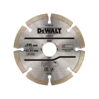   DEWALT Gyémánt vágókorong univerzális 115 x 2,1 x 7,0 x 22,2 mm szegmentált