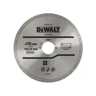   DEWALT Gyémánt vágókorong univerzális 115 x 1,6 x 5,0 x 22,2 mm folytonos