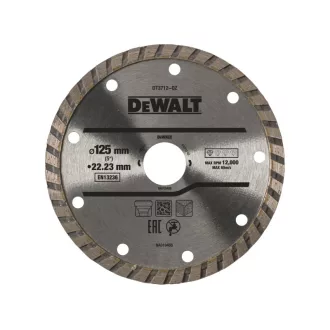   DEWALT Gyémánt vágókorong univerzális 125 x 2,2 x 7,0 x 22,2 mm turbo
