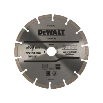   DEWALT Gyémánt vágókorong univerzális 180 x 2,4 x 7,0 x 22,2 mm szegmentált