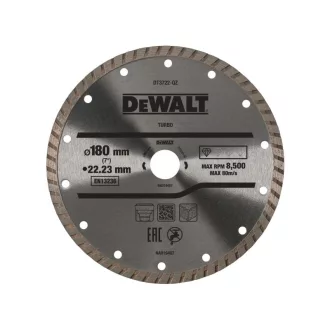   DEWALT Gyémánt vágókorong univerzális 180 x 2,4 x 7,0 x 22,2 mm turbo