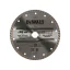 DEWALT Gyémánt vágókorong univerzális 180 x 2,4 x 7,0 x 22,2 mm turbo