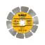 DEWALT Gyémánt vágókorong betonhoz 125 x 2,0 x 7,5 x 22,2 mm szegmentált