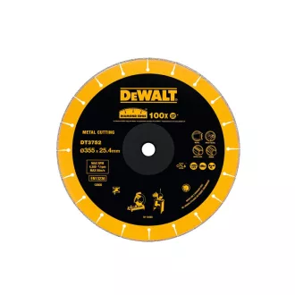   DEWALT Gyémánt vágókorong fémhez 355 x 1,6 x 3,0 x 25,4 mm szegmentált