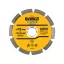 DEWALT Gyémánt vágókorong kemény anyagokhoz 125 x 2,0 x 7,5 x 22,2 mm szegmentált