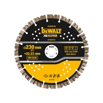   DEWALT EXTREME XR Gyémánt vágókorong betonhoz 230 x 22,2 mm szegmentált
