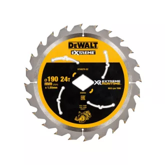   DEWALT EXTREME XR Fűrésztárcsa fához 190 x 1,55 mm / 24T DCS577 körfűrészhez