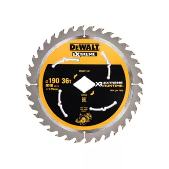   DEWALT EXTREME XR Fűrésztárcsa fához 190 x 1,55 mm / 36T DCS577 körfűrészhez