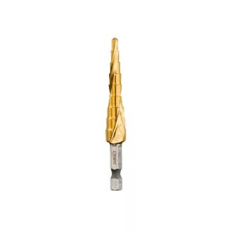   DEWALT EXTREME IMPACT Lépcsős fúró 4 - 12 mm titán bevonatos 1/4" HEX befogással