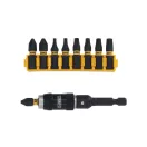DEWALT EXTREME Bithegy készlet 9 részes + csuklós mágneses bithegy-tartó