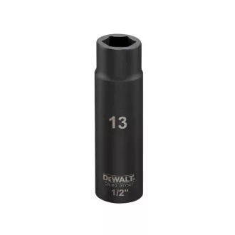 DEWALT IMPACT Hosszú gépi dugókulcs 1/2" 13 mm CrMo.