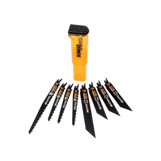 DEWALT Szablyafűrészlap készlet 8 részes (fém, fa)