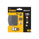 DEWALT EXTREME Tépőzáras csiszolóháló mosható 125 mm / P120 (5 db)