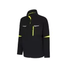 FLEXIMOVE 4-irányban elasztikus kabát fekete L-es 250g/m2