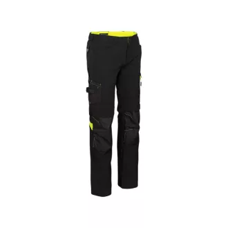   FLEXIMOVE 4-irányban elasztikus deréknadrág fekete XL-es 250g/m2