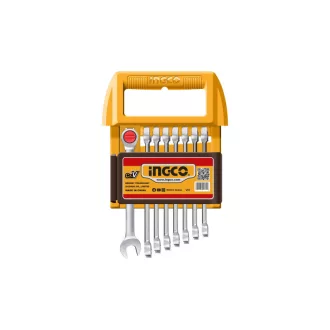  INGCO Racsnis csillag-villácskulcs készlet 9 részes 8-19 mm CrV