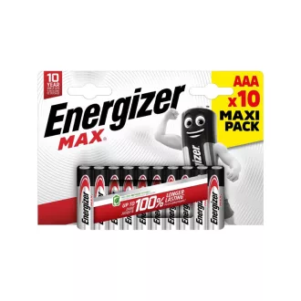 ENERGIZER MAX AAA/mikro alkáli elem 1,5 V (10 db)