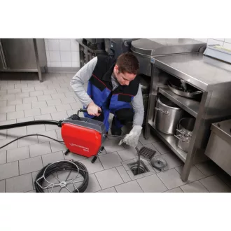   ROTHENBERGER R600 csőtisztító gép spirál-/szerszámkészlettel 16-22 mm