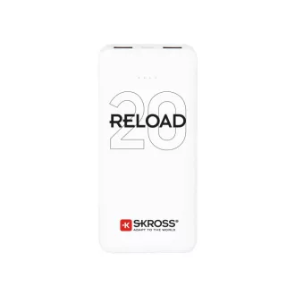 SKROSS Powerbank 20000 mAh USB kábellel két kimenettel