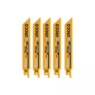 INGCO Szablyafűrészlap készlet fémre 150 mm (5 db)
