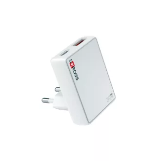 Ultravékony hálózati gyorstöltő EU ( USB-A, USB-C )