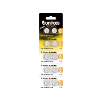 UNIROSS LR1130 AG10 LR54 1,5 V (10 db)
