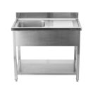 YATO Egymedencés mosogatóasztal 100 x 60 cm