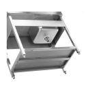 YATO Egymedencés mosogatóasztal 100 x 60 cm