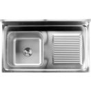 YATO Egymedencés mosogatóasztal 100 x 60 cm