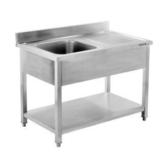 YATO Egymedencés mosogatóasztal 120 x 60 cm