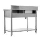 YATO Egymedencés mosogatóasztal 120 x 60 cm