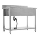 YATO Egymedencés mosogatóasztal 120 x 60 cm