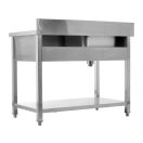 YATO Egymedencés mosogatóasztal 140 x 60 cm