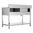 YATO Egymedencés mosogatóasztal 100 x 70 cm