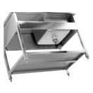 YATO Egymedencés mosogatóasztal 100 x 70 cm