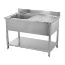 YATO Egymedencés mosogatóasztal 120 x 70 cm