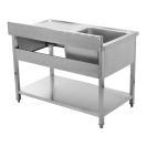 YATO Egymedencés mosogatóasztal 120 x 70 cm