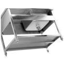 YATO Egymedencés mosogatóasztal 120 x 70 cm