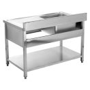 YATO Egymedencés mosogatóasztal 140 x 70 cm