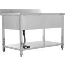 YATO Egymedencés mosogatóasztal 140 x 70 cm