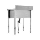 YATO Egymedencés mosogatóasztal 60 x 60 cm