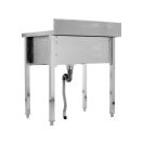 YATO Egymedencés mosogatóasztal 60 x 60 cm