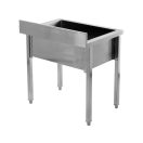 YATO Egymedencés mosogatóasztal 100 x 60 cm