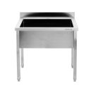 YATO Egymedencés mosogatóasztal 100 x 60 cm